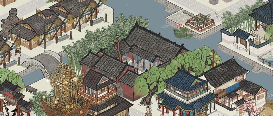 江南百景图千树梨花的建筑魅力（以游戏为主，探寻梨花带来的建筑效果）