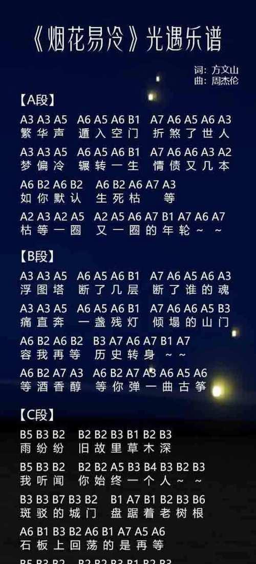 《以光遇起风了》乐谱玩转游戏乐趣（小清新游戏音乐与简单完整的乐谱让你畅玩游戏）