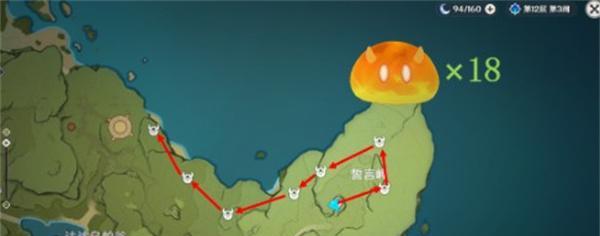 原神黑蛇骑士宝珠全图位置攻略（探索宝珠的奥秘）