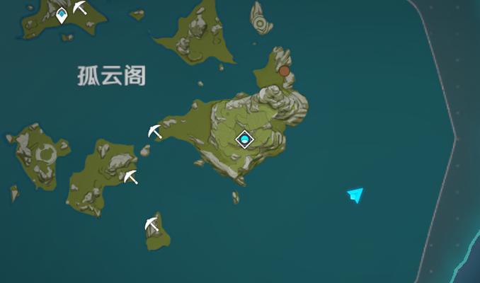 探索原神鸣海栖霞宝箱位置一览（海上探险）