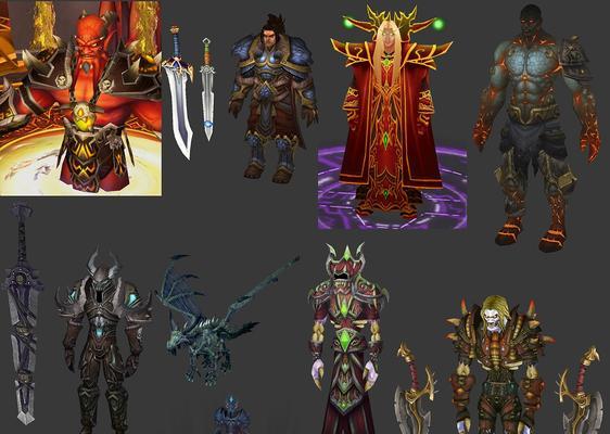 魔兽世界如何更换人物模型？