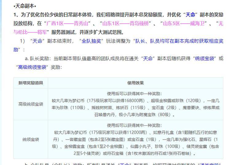 梦幻西游副本强度调整影响如何？