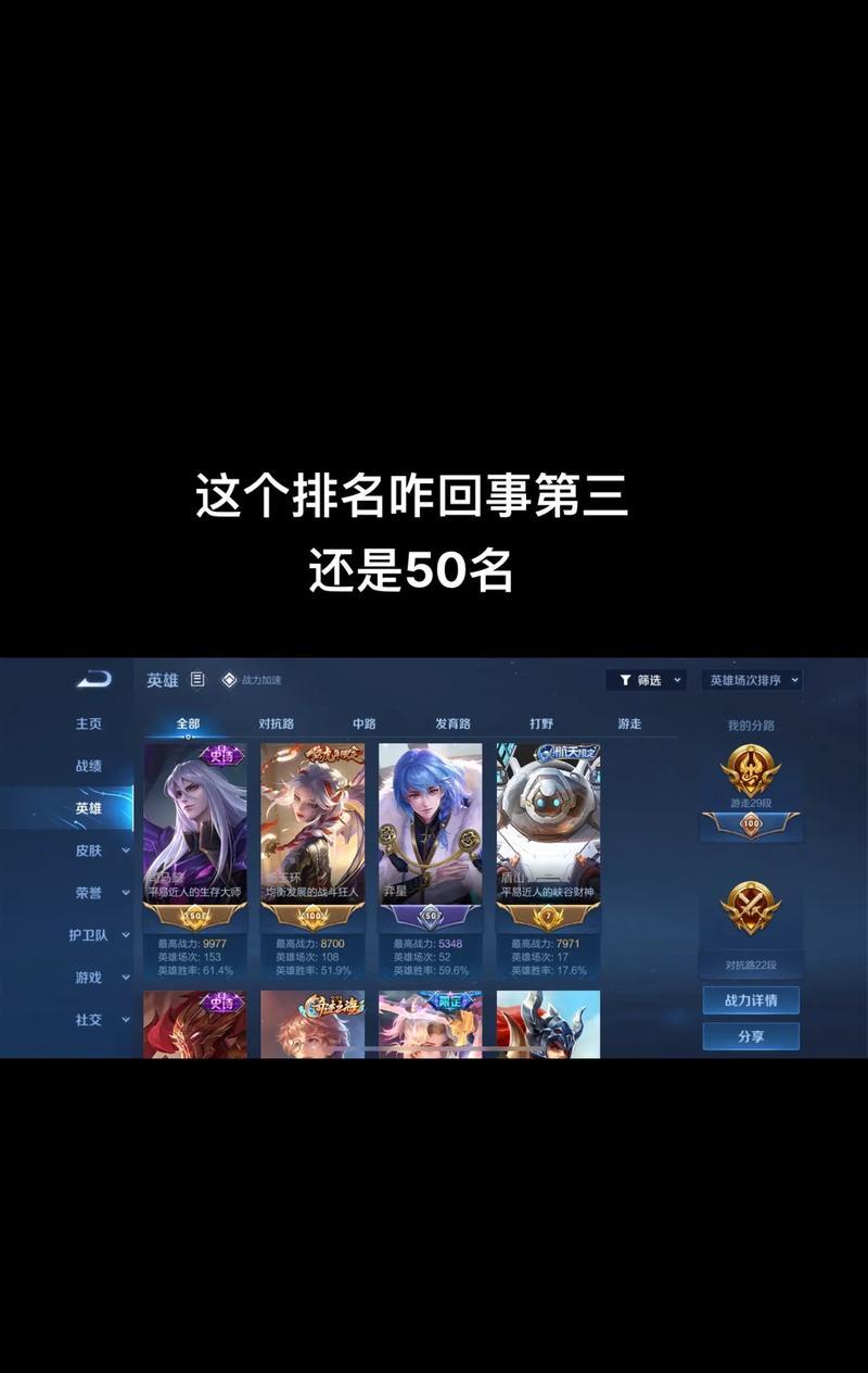 王者荣耀英雄战力一万代表什么实力？