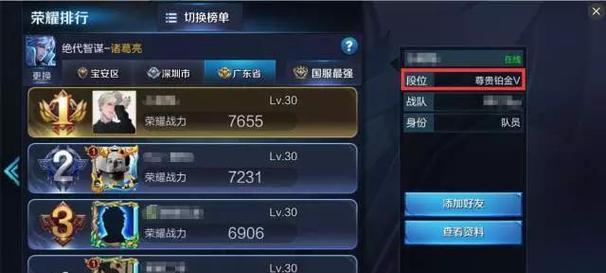 王者荣耀中铂金段位代表什么水平？