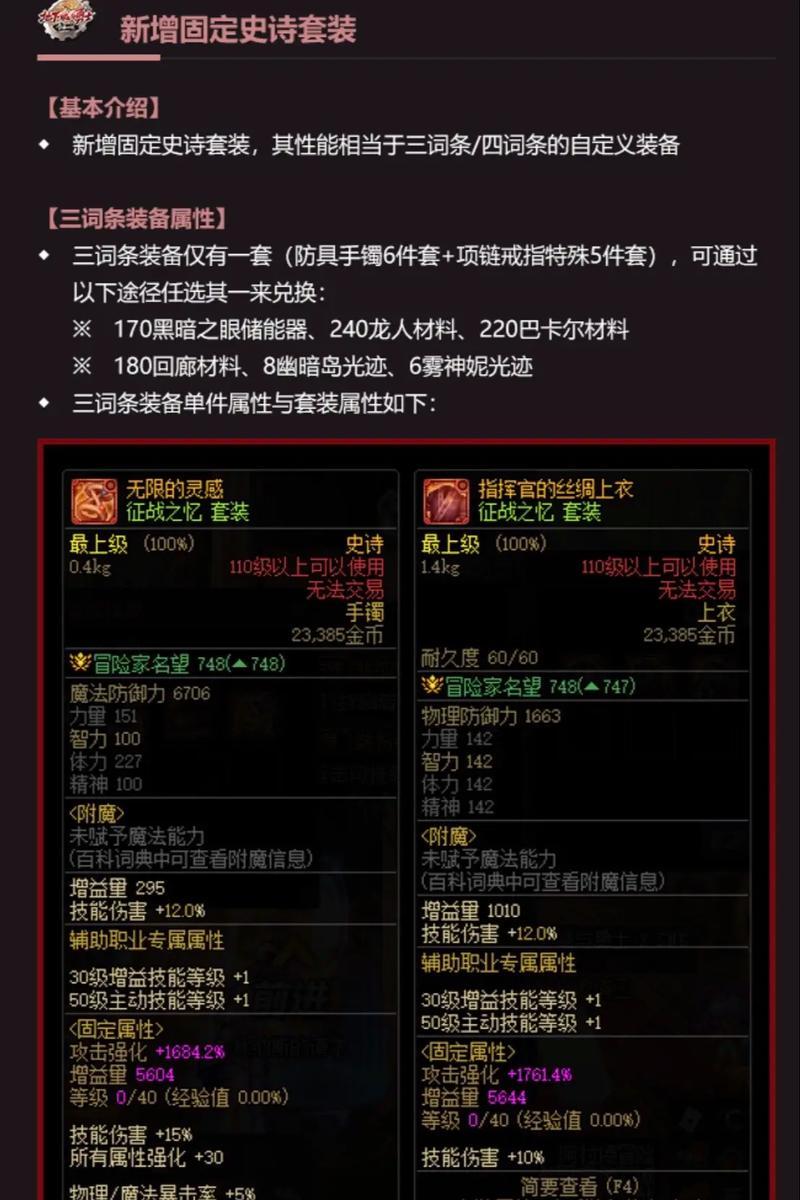 dnf装备徽章选择标准是什么？