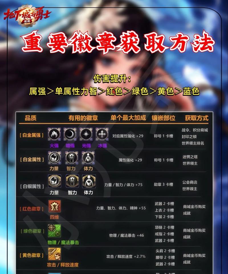dnf装备徽章选择标准是什么？