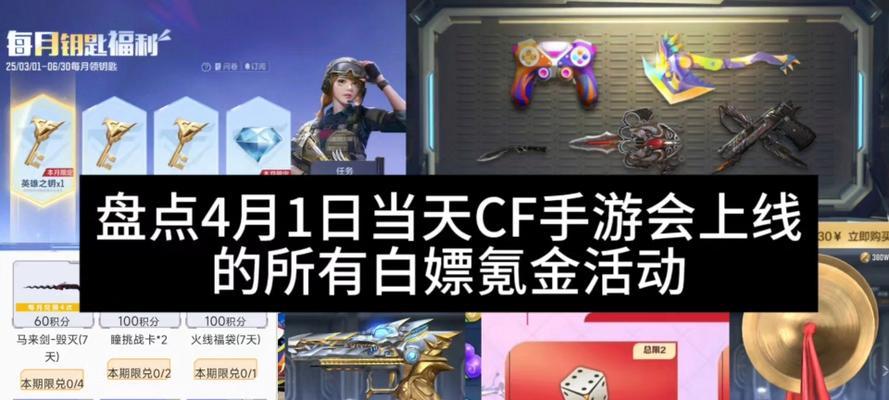 cf一月一日白嫖活动能获得多少？