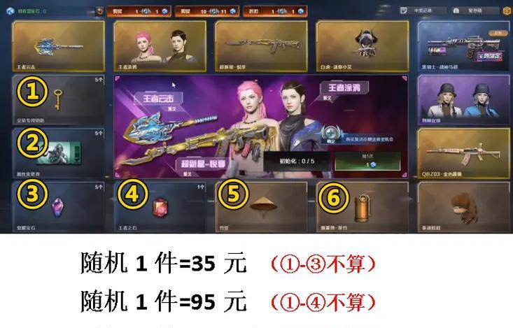 cf王者抽奖成本是多少？