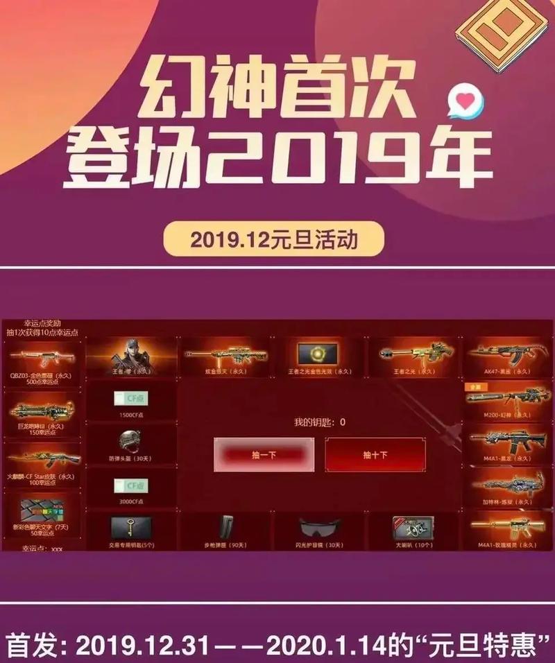 cf幻神返场抽奖概率如何？多久能抽到？