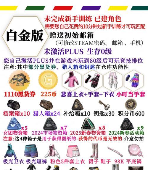 绝地求生中如何获得稀有包包？