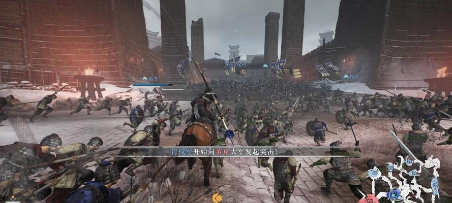 真三国无双5中虎牢关如何破门？