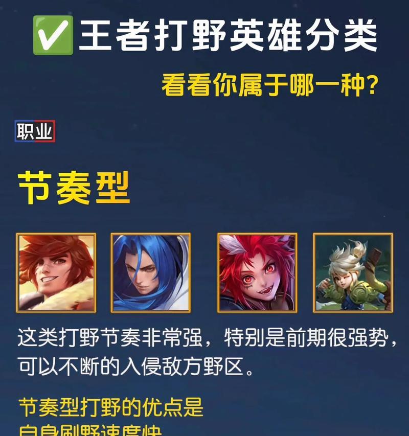 王者荣耀打野英雄选择有哪些？打野玩法技巧是什么？
