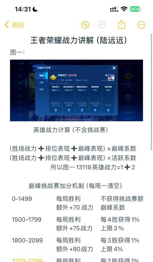 王者荣耀提升战力的策略有哪些？