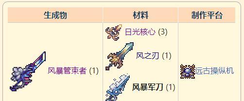 泰拉瑞亚（探索泰拉世界的必备武器）