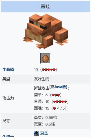 我的世界中蛙的获取方法是什么？蛙有什么用途？