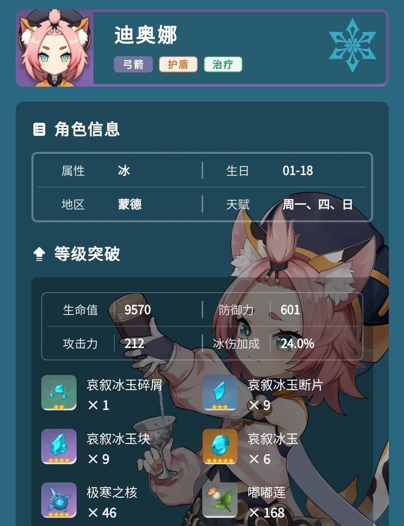 原神迪奥娜值得选择吗（迪奥娜优缺点全面分析）