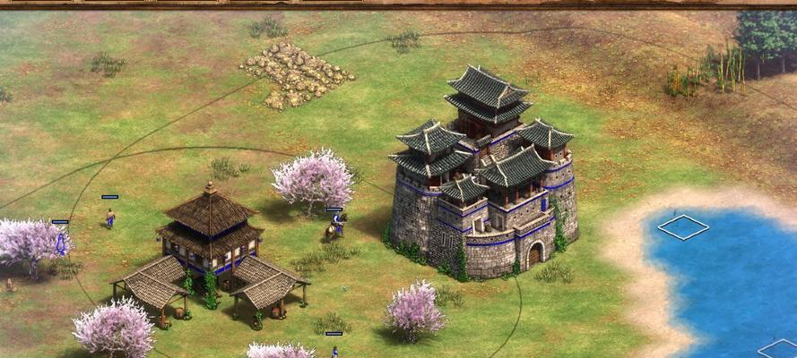 帝国时代3中如何建立第二个城堡？
