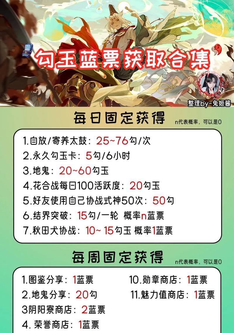 阴阳师如何快速获得150勾玉？有哪些方法？