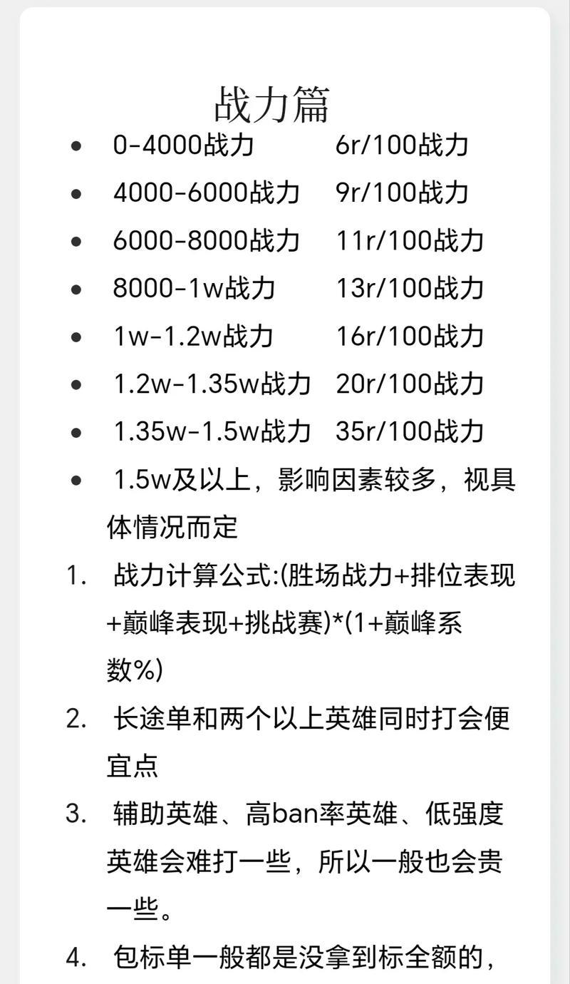 提升王者荣耀战力的有效方法有哪些？战力提升后有何影响？