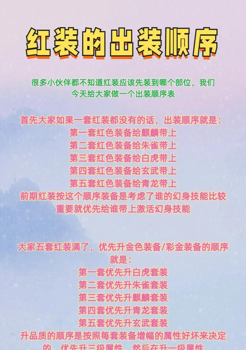 问道中红装的制作方法是什么？制作红装需要哪些材料？