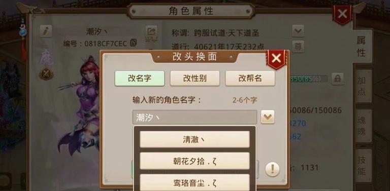 问道武器改名流程是什么？改名后会有什么变化吗？